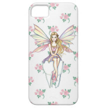 Cute Tooth Fairy and Flowers Girly iPhone 5 Case