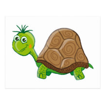 Cute Tortoise - postcard