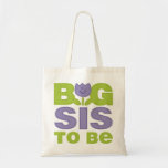 Cute Tulip Big Sister To Be Tote Bag