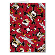 Cute Turban Pirate Card