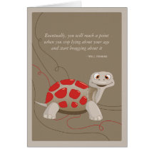 Cute Turtle Happy Birthday Card