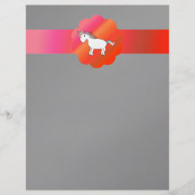 Cute unicorn custom flyer