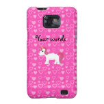 Cute unicorn pink hearts galaxy SII cover
