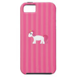 Cute unicorn pink stripes iPhone 5 cases