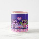 Cute Valentine's Mug with Love Owls