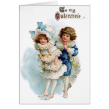 Cute Victorian Valentine Card