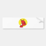 cute waiter lobster bumper stickers