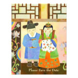 Cute Wedding Couple Save the Date Invitations