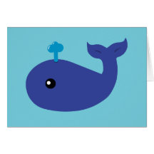 Cute Whale Card