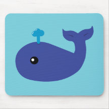 Cute Whale Mousemat