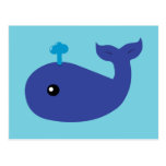 Cute Whale Postcard
