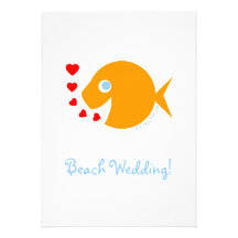 Cute Whimsical Wedding Save The Date Invitation