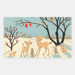 Cute Winter Friends Stickers