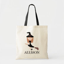 Cute Witch Trick or Treat Bag