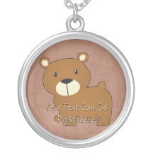 Cute Woodland Bear Necklace