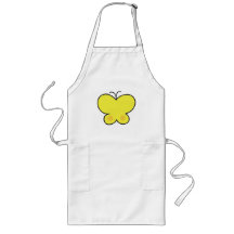 cute yellow butterfly apron
