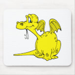 Cute Yellow Dragon Baby Mousemat