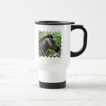 Cute Zebra Plastic Travel Mug