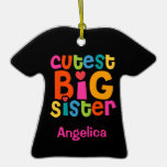 Cutest Big Sister Personalised Ornament