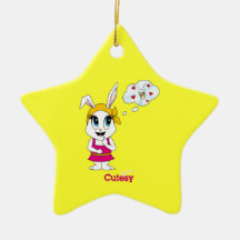 Cutesy Bunny™ Ornament