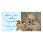 Cutie Deer Custom Photo Card