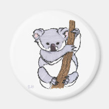 cutie koala fridge magnets