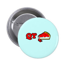 Cutie Pie - QT Pie baby t-shirt Pinback Button