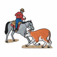 Cutting Horse Embroidered Shirt