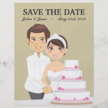 Cutting Wedding Cake Flyers