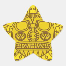 Cuzco Coat of Arms Star Sticker