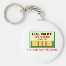 CVA-19 HANCOCK Vietnam Vet Keychain