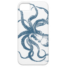 cyanotype octopus iphone 5 case
