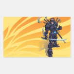 Cyber Ninja Rectangle Stickers