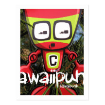 Cyborg Mascot Postcards