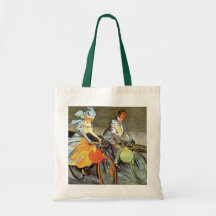 Cycles Peugeot Vintage Bicycle Art Bag