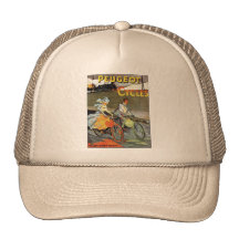 Cycles Peugeot Vintage Bicycle Art Hat