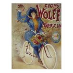 Cycles Wolff American Bicycle Poster Postcards