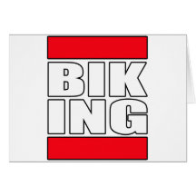 cycling bike rider biking greeting card