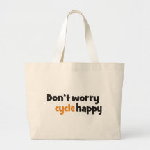 cycling canvas bag