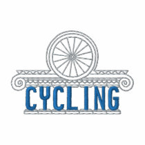 Cycling embroidered shirts