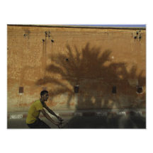Cycling in Marrakech Art Photo