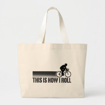 Cycling (male) tote bags