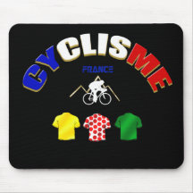 Cyclisme France Cycling Gift Ideas Mouse Pad