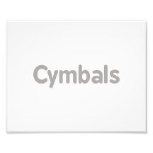 cymbals text grey art photo