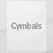 cymbals text grey full color flyer