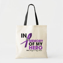 Cystic Fibrosis Tribute In Memory of My Hero Tote Bag
