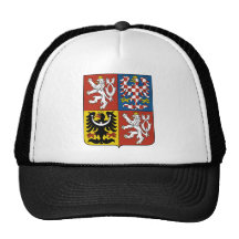 czech emblem mesh hat