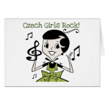 Czech Girls Rock Greeting Cards