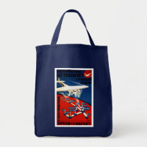 Czechoslovak Air Transport Canvas Bags