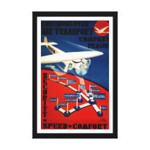 Czechoslovak Air Transport - L Stretched Canvas Prints